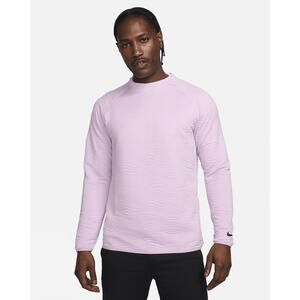 $105 Nike Tour Dri-Fit Golf Crew Neck (Light Arctic Pink) Mens Small FD5835-676